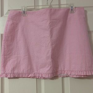 Lilly Pulitzer Seersucker Skirt Size 12 NWOT
